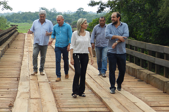Nova ponte é entregue em Alvorada a pedido de Laerte Gomes - Jornal Rondoniagora