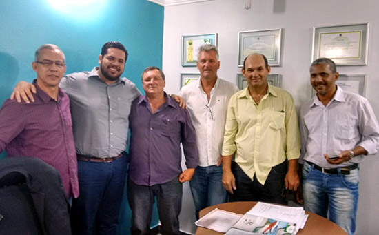 Jean Oliveira recebe a visita do prefeito eleito de Pimenteiras - Jornal Rondoniagora