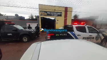 Homem morto a tiros reagiu a tentativa de assalto em oficina