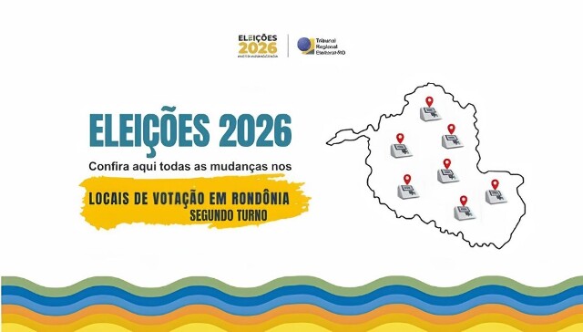 Segundo turno terá mudanças em 12 seções eleitorais de Rondônia; veja os novos locais
